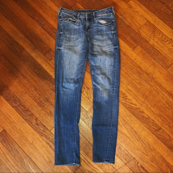 H&M Medium Wash Denim Skinny Jeans Size 28x32 - Picture 1 of 5